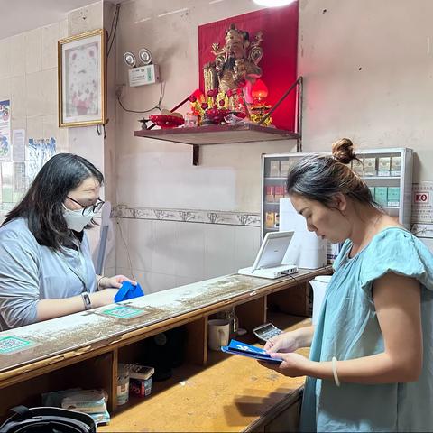 育才生态区联合开展旅文系统反诈宣传