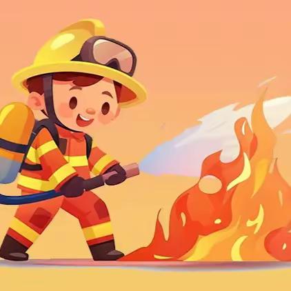 朝花双惠园丨安全第一课，萌娃学消防