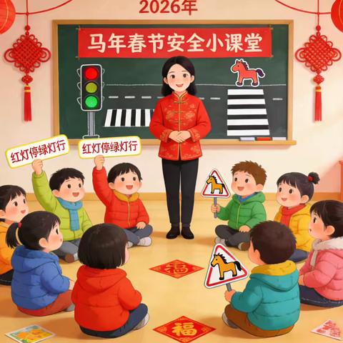 七色光幼儿园假期交通安全温馨提示