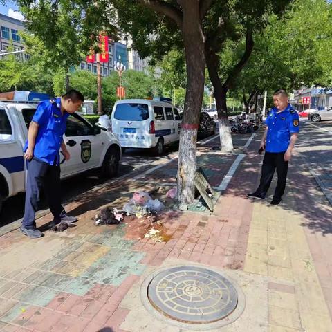 炎炎夏日不松懈！卢龙城管全力维护市容坏境