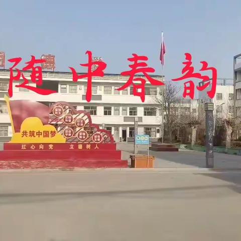 随官屯镇初级中学校园春景