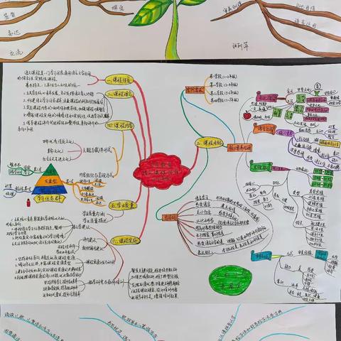 研读新课标，践行新理念——沁和小学开展教师研读新课标绘制思维导图学习活动