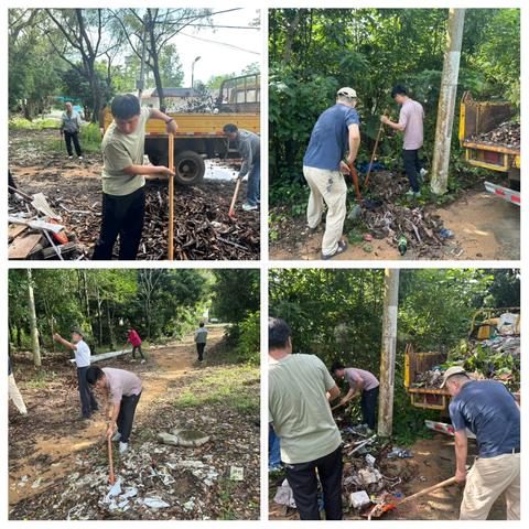 党员先行践初心 服务群众暖民心——霸王岭社区党支部与乌烈管护站党支部联合开展主题党日活动