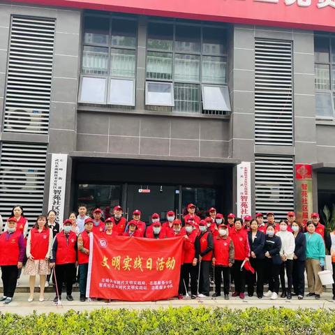 【宜居靓家园　健康新生活】智苑社区清洁家园活动