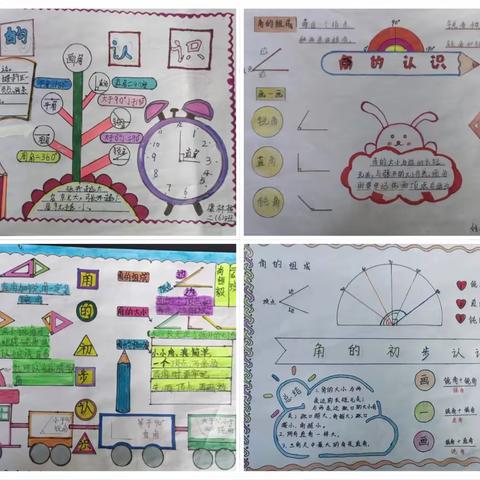 【养正教学+双减+特色作业】多元作业“绘”数学 ——二年级数学小报展示