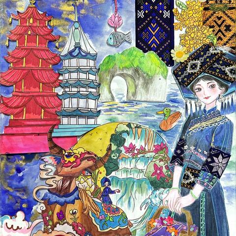 “传承民族情 壮韵响奇幼”——奇石乡中心幼儿园三月三主题系列活动
