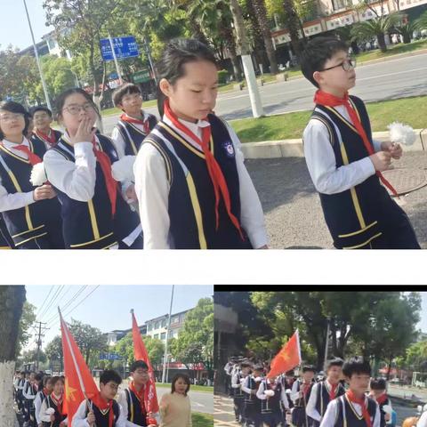 “缅怀革命先烈 传承红色基因”——嘉慧小学开展清明祭扫活动