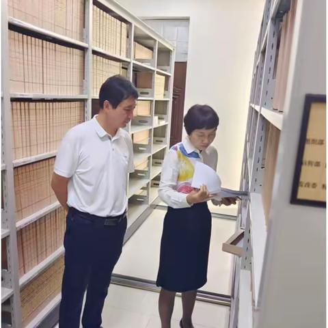 河南省档案馆副馆长李宝玲一行莅临商城考察调研