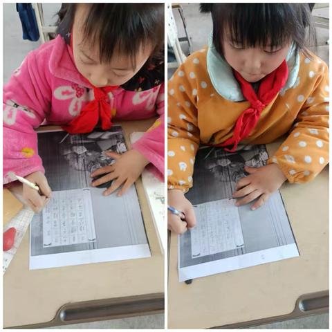“传承雷锋精神 书写规范汉字”—黄洼小学书写比赛活动