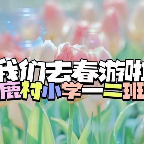 我们一起“趣”春游——鹿村小学一二班春游活动