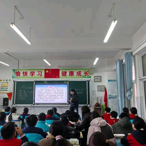 深耕常态课堂 共研语文教学——范县金堤路小学六年级语文组听评课活动