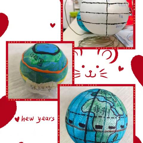 探索地球之美，绘制世界轮廓——北辛中学通盛路校区八年级地理寒假实践作业展示