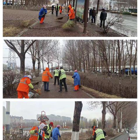 风雨无阻，平凡的岗位玉禾田清扫同样扫出不平凡的世界，为他人带来干净整洁美丽的佳木斯