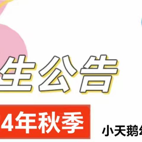 时光恰好，遇见“新”的你——小天鹅幼儿园2024年秋季招生宣传篇