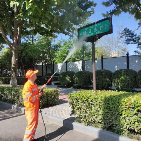 【航天基地城市管理和综合执法局】持续常态化开展大冲洗活动