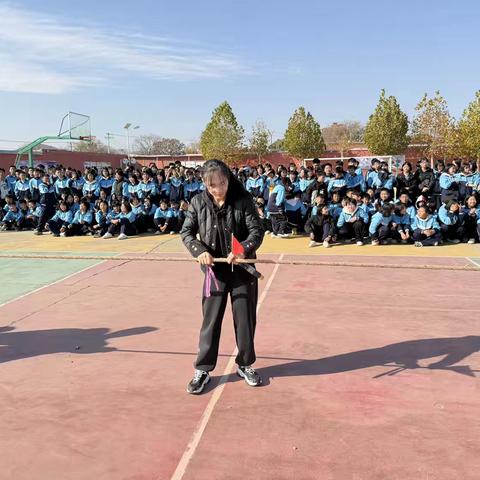 永年区第四中学举办拔河比赛