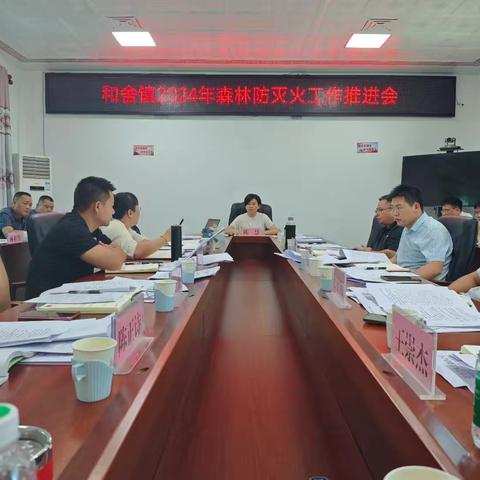 和舍镇召开2024年森林防灭火工作推进会