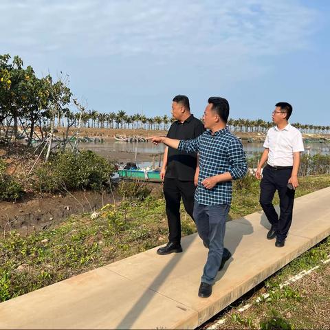 抓项目、促发展，桂林洋邀请企业实地调研渔业“三转”项目