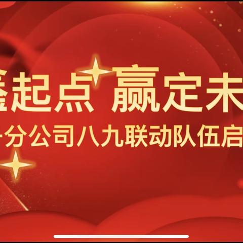 “鑫起点🌟赢定未来”石河子分公司队伍优增启动大会