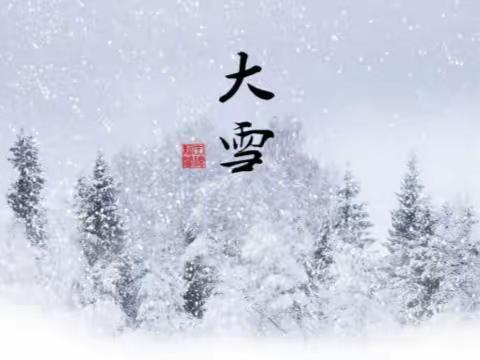 “知节气，迎大雪”——中一班二十四节气主题活动