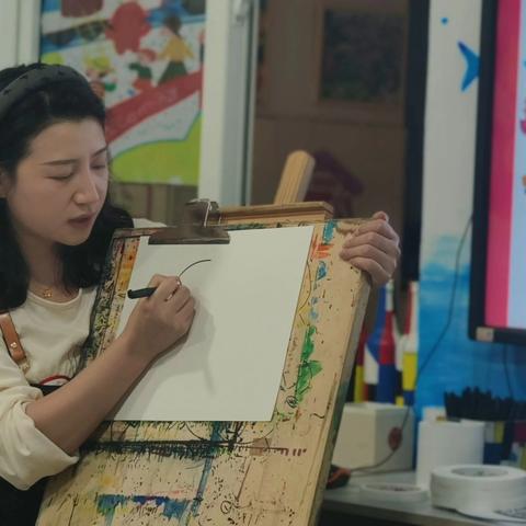 童画A班第9周——《水墨幻彩鱼》