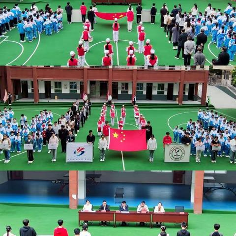 五育并举绽华彩、阳光运动强体魄——白雀寺镇史家院九年制学校第十一届春季田径运动会活动纪实。