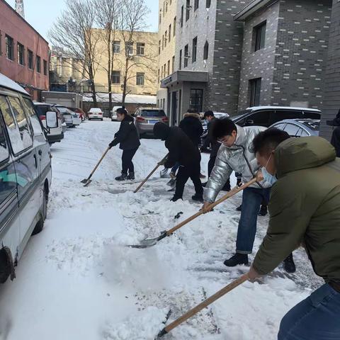 最美下雪天，最暖扫雪人 ——抚顺市检验检测认证中心机关扫雪纪实