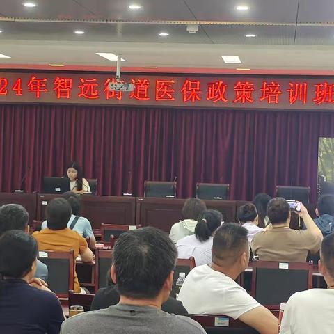 智远街道医保明白人培训会