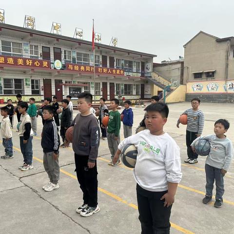 殷都区许家沟乡前西岗中心小学———篮球社团
