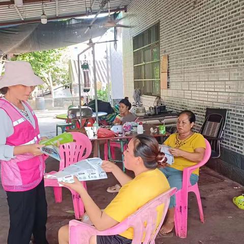 三公里村持续开展八月份垃圾分类和禁塑宣传活动