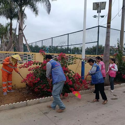 三公里村开展元旦春节“两节”爱国卫生环境整治活动
