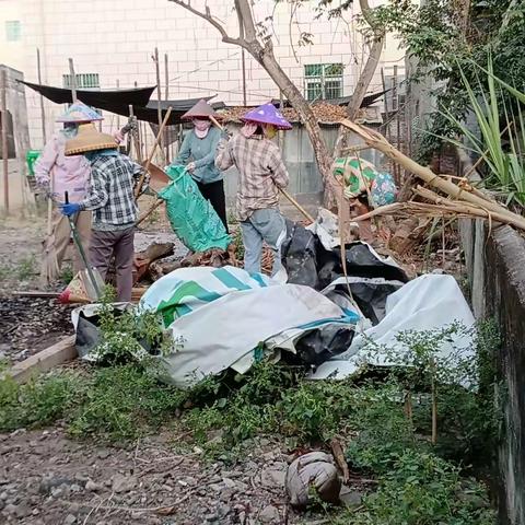 三公里村开展清洁家园环境卫生整治活动