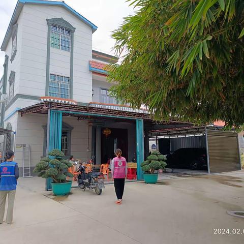 三公里村开展2024年第一季度文明卫生户评比活动