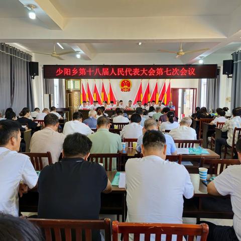 少阳乡第十八届人民代表大会第七次会议胜利召开
