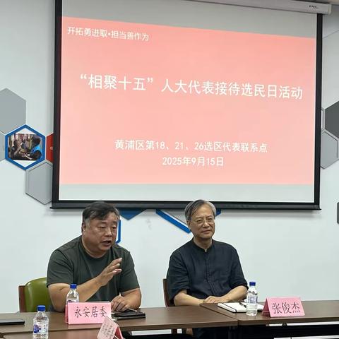 “相聚十五”人大代表接待选民日活动