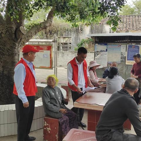 海尾镇白沙村开展3.15消费安全宣传活动