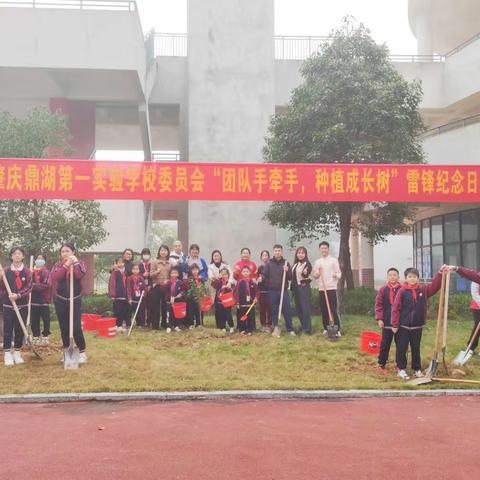 肇庆鼎湖一实“我为鼎湖种棵树，共建绿美教育林”植树节活动