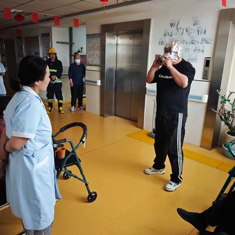 乌拉特中旗残疾人托养养老服务中心消防演练