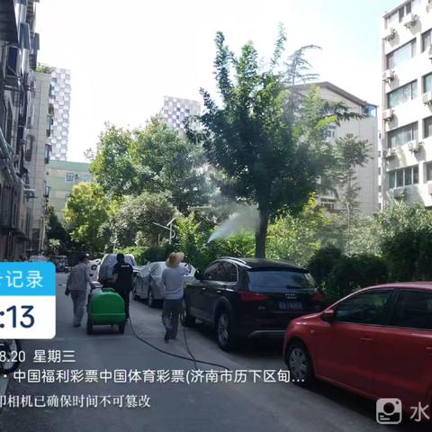 甸柳第二社区联合物业开展蚊虫消杀，筑牢雨季健康防线