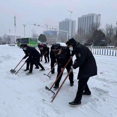 西城区：风雪不停    清雪不止