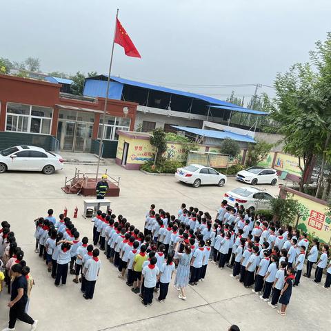 “学一点消防知识，多一份安全保障”——马庄乡常新庄小学