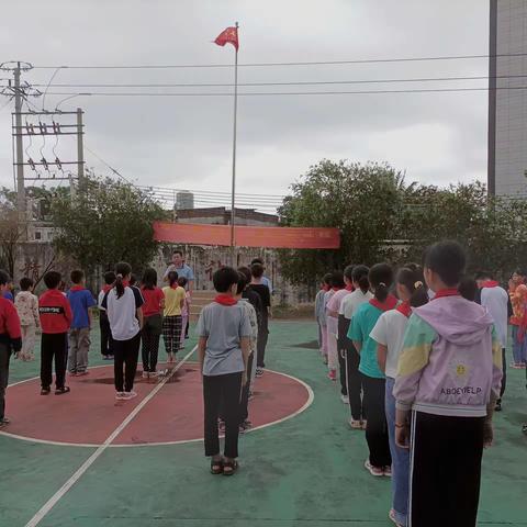 小手拉大手，文明齐步走—电白区黄岭镇照壁小学开展创建文明村庄活动