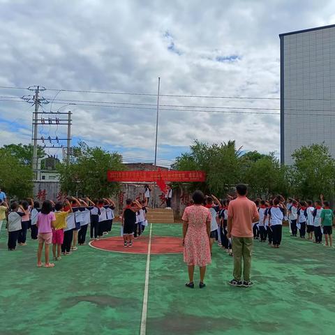 铸魂新时代 建功新征程--电白区黄岭镇照壁小学国旗下“铸魂新时代 建功新征"诵读活动