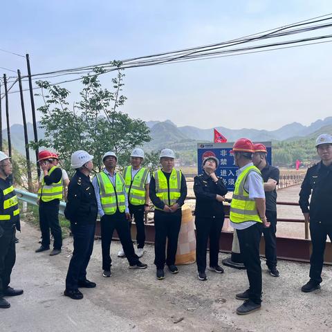 省交通运输综合执法局督导检查太行山高速公路邯郸段漳河大桥项目工程