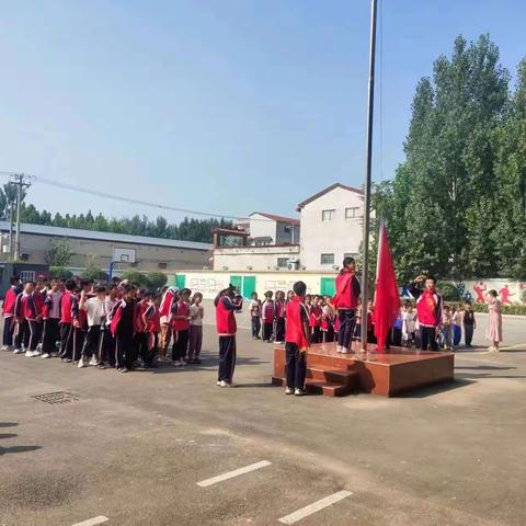 “勿忘国耻 振兴中华”升旗仪式----北郭乡武庄小学