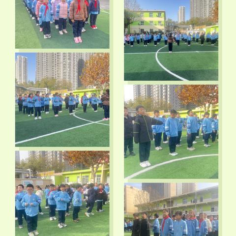 二年级级部活动——折返跑接力赛