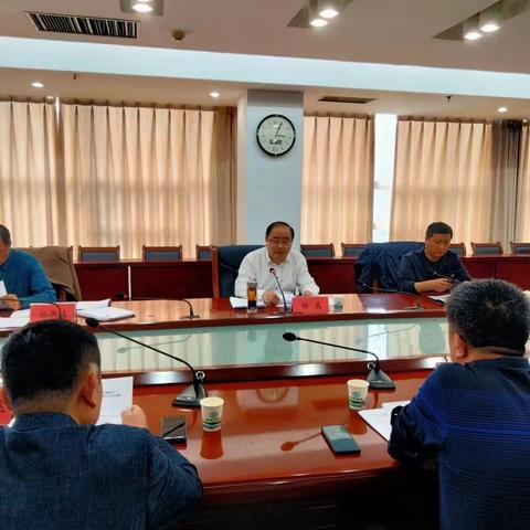 3月10日，水库移民处召开后期扶持资金进度调度会，局党组副书记，南水北调主任杨磊主持，