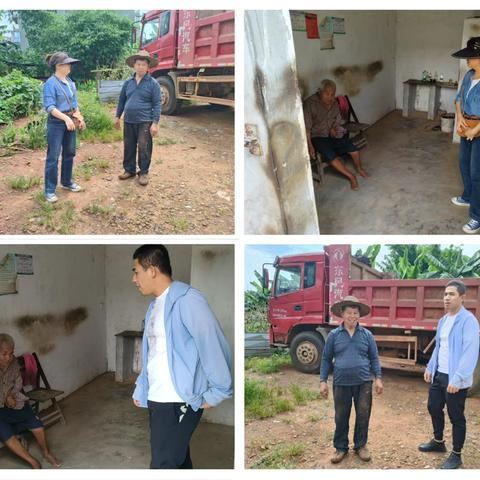 群山村开展精神病患者入户走访工作