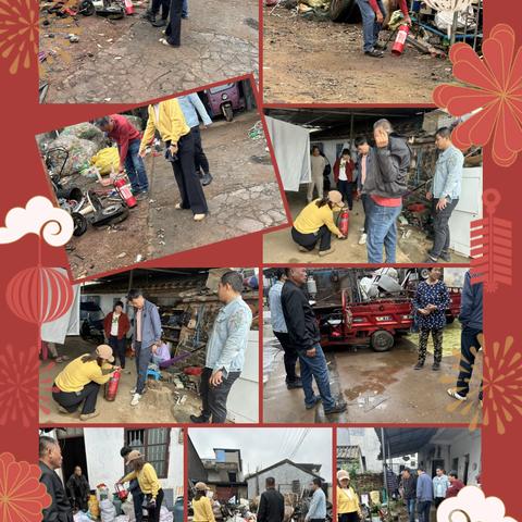 灵山镇群山村2025年12月开展群租楼消防安全整治工作