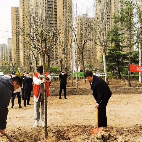 【拥抱绿意 种植新生】裕华区园林开展2023年春季义务植树活动